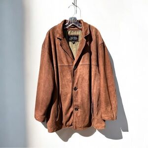 🌻VINTAGE Wilson's Leather x Pelle Studio HEAVYWEIGHT Brown Leather Jacket XXL